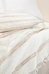 Nola Double Infinity 8-Piece Bedding & Dowry Set - Beige
