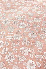 Celerina Pink 100% Cotton Single Duvet Cover Set
