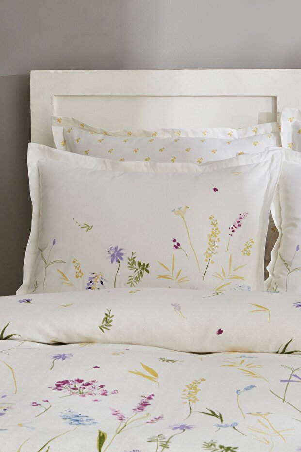 Jody Double Floral Pique Bed Set - 100% Cotton