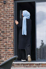 Ready-to-Wear Viscose Shawl - Practical & Light Blue ()