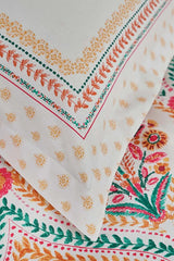 Carmenta Double Duvet Cover Set - 100% Cotton Floral
