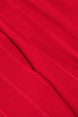 Noya 100% Cotton Single Pike Bedding Set - Red