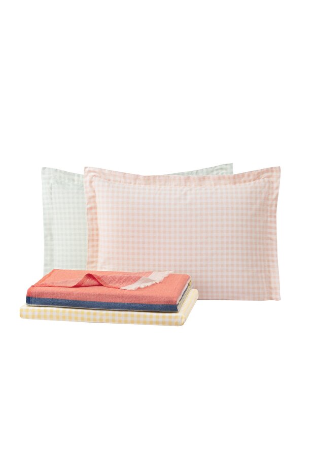 Mattia Single Muslin Pike Set - 100% Cotton Bedding