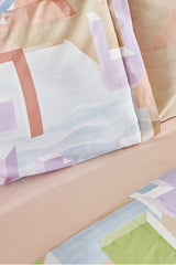 Semblance Double Duvet Cover Set - 100% Cotton, Multicolor