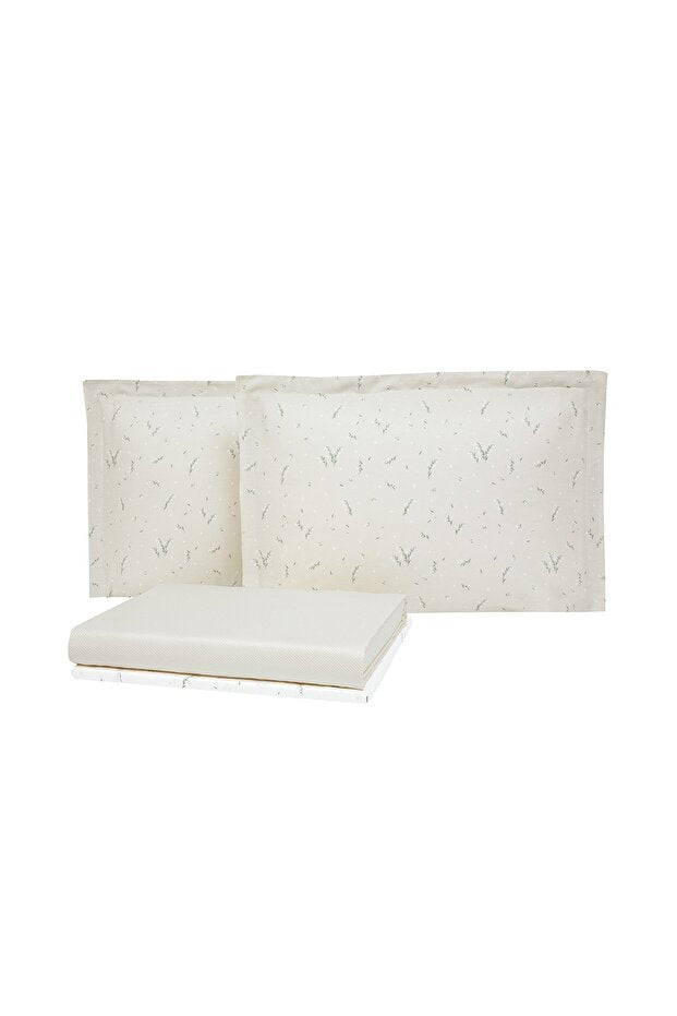 Ramona Single Size Bamboo Cotton Pique Set - Ecru