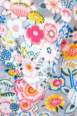 Dulce Blue 100% Cotton Single Floral Duvet Cover Set