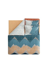 Aden Ranforce Single Duvet Cover Set - Geometric, 100% Cotton