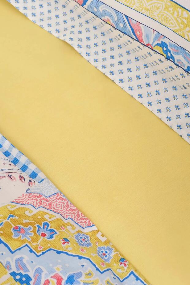 Dallias Double Size 100% Cotton Patchwork Duvet Cover Set