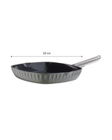 16 cm Non-Stick Grill Pan for Stovetop, Green Cookware