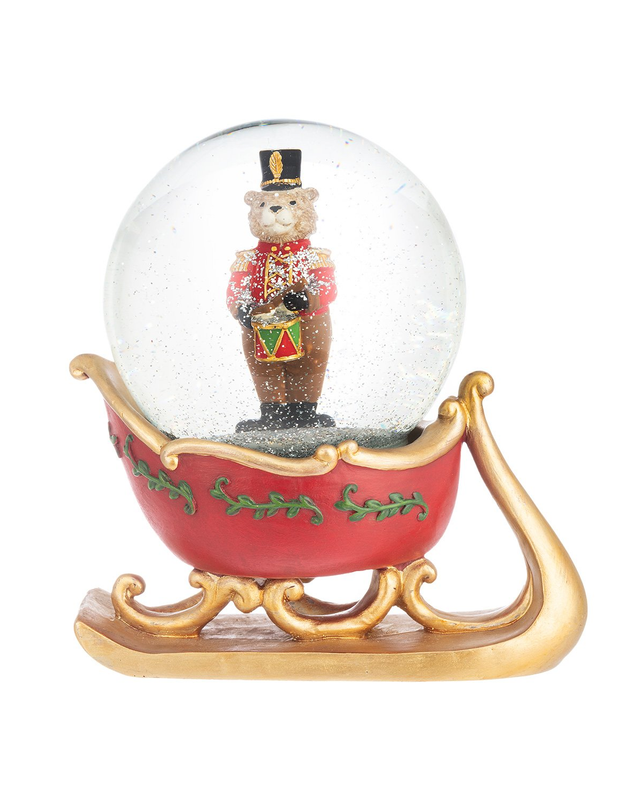 Clear Glass Decorative Sphere Orb - Modern Home Decor Accent