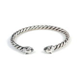 Premium 925 Sterling Silver Panther Head Men's Bracelet