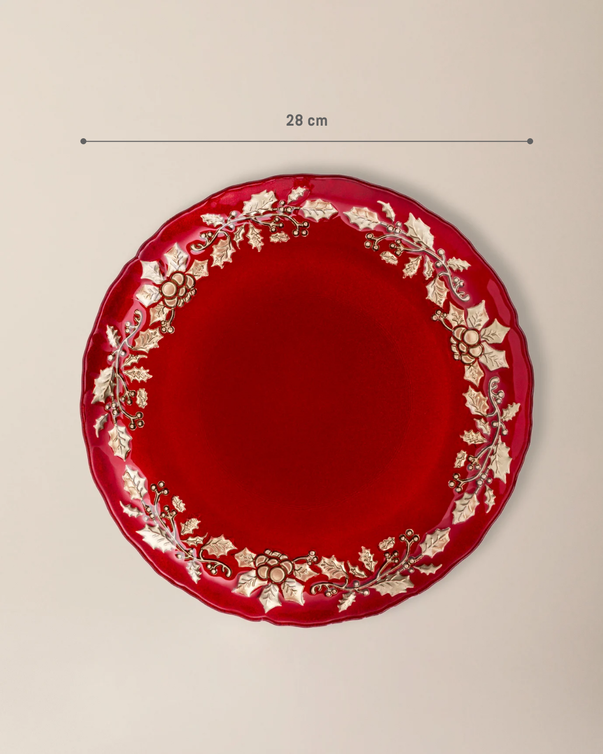 Glass Dinner Plate - Modern Round Tableware