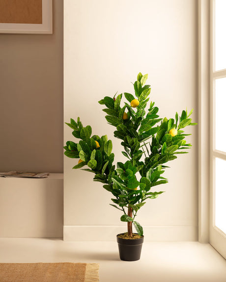 Leonore Faux Potted Plant - Elegant Indoor Home Decor