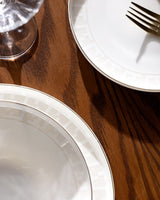 Fine Bone Porcelain 6-Person Dinnerware Set - Timeless Elegance