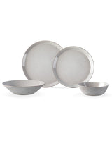 Porcelain 24-Piece Dinner Set - Contemporary Minimalist Design