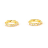 Sterling Silver Nine Stone Zircon Cartilage Earring