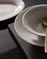 Nová kostní porcelánová jídelní sada pro 6 osob, 27 dílů - kolekce Solara