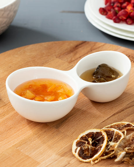 Set of 2 Mini Sauce Serving Dishes