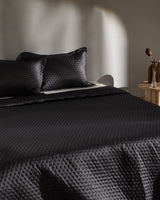 Polyester Satin Double Bedspread Set - Modern Elegance