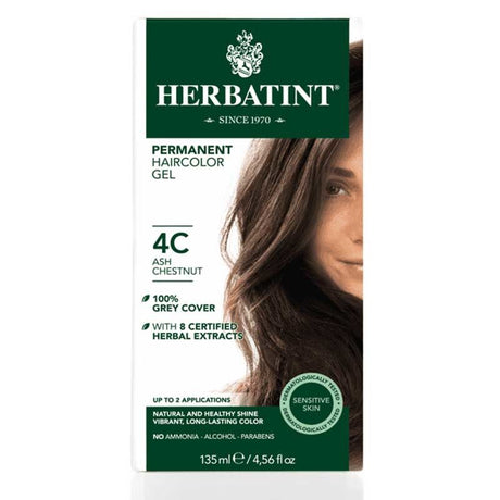 4C Ash Chestnut Permanent Hair Color - TryAladdin