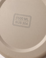 Luchtdichte Voedselbewaarcontainer, 1500ml, Muisgrijs