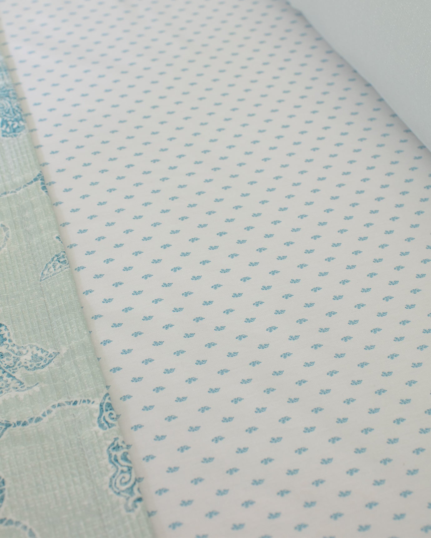 Cotton Lyocell Blend King Pique Set - Ecocell Printed Design