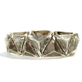 Professional 925 Sterling Silver Geometric Triangle Bracelet
