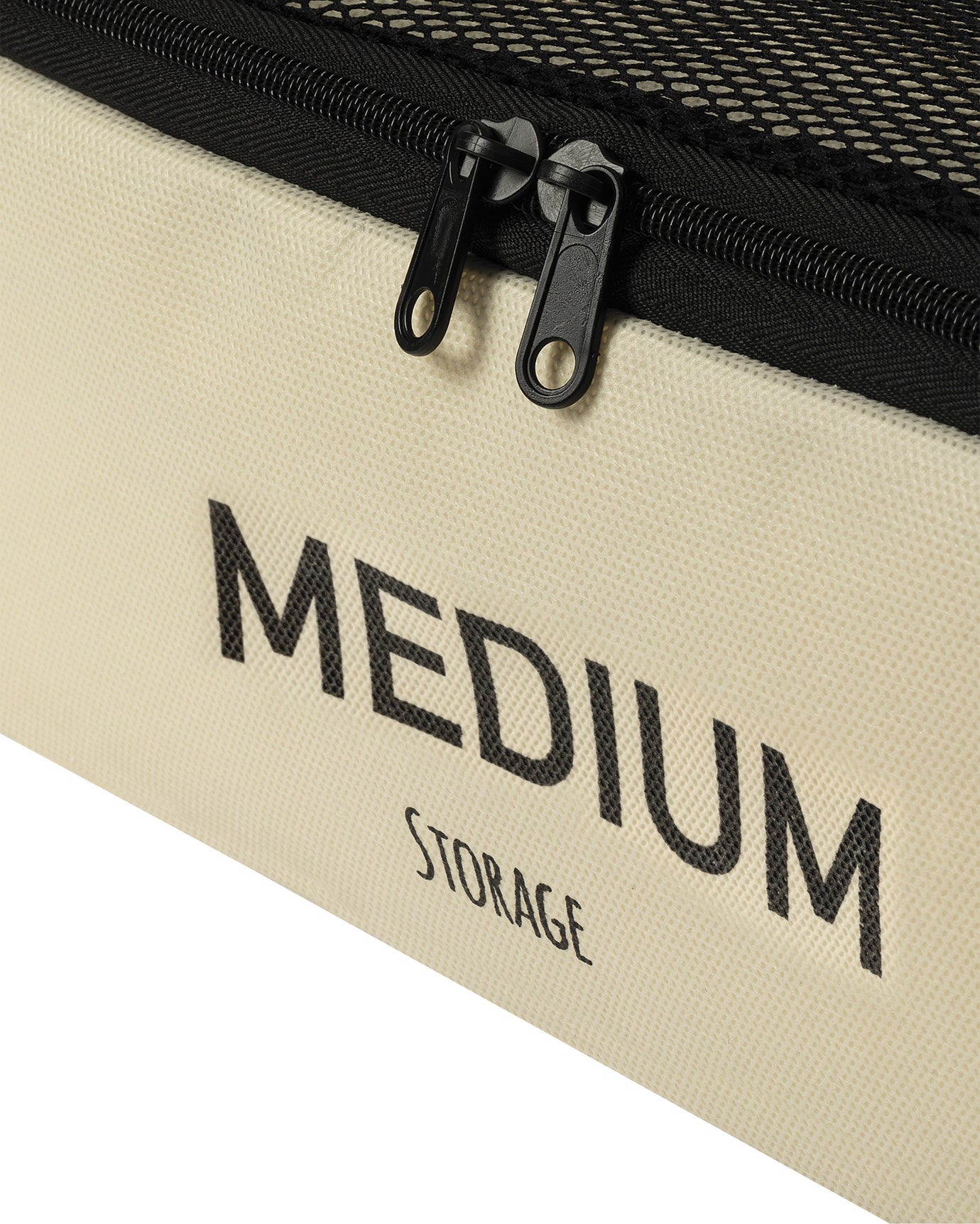 Cream Travel Luggage Organizer Bag - Suitcase Packing Cube