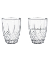 Elegant Clear Glass 4-Piece Mini Coffee Glasses - Audrey Design