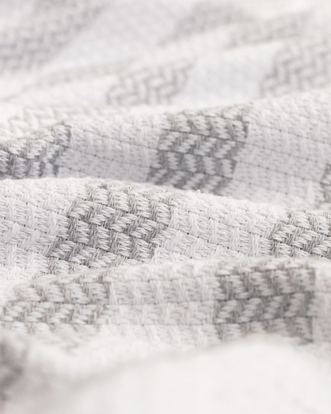 Sheryl Double Bedspread Coverlet Set - White Gray Quilted Bedding