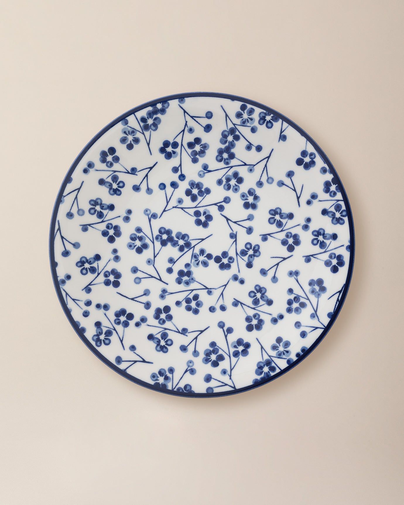 Assiette de service Ange Rêve Bleu Élégant 25 cm