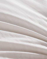 Full Size Cotton Sateen Striped Duvet Cover Set