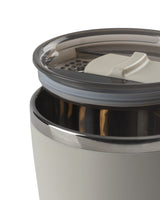 Durable Plastic & Metal Mug - Modern Everyday Design