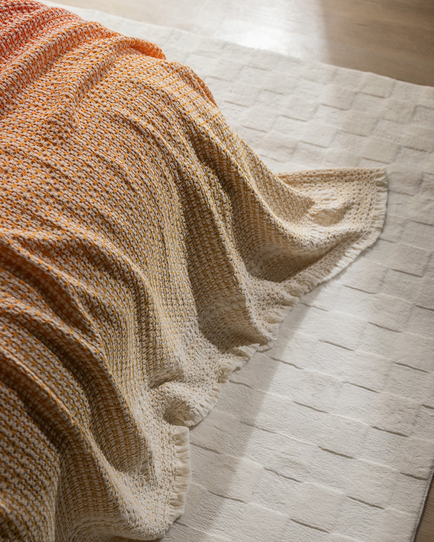 100% Cotton Double Bedspread - Soft Weave Comfort