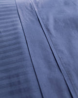 King Size 100% Cotton Striped Duvet Cover Bedding Set