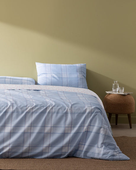 100% Cotton Ranforce King Duvet Cover Set - Printed Design