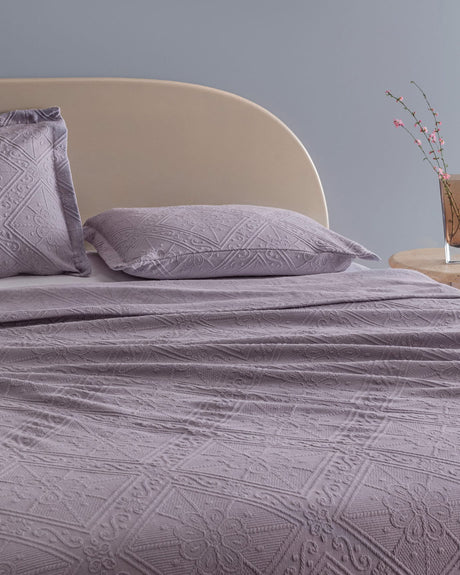 100% Cotton Double Bedspread Set - Soft & Luxurious Feel
