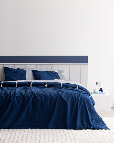 King Size 100% Cotton Bedding Set - Soft & Breathable Duvet Cover