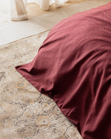 Jacquard Sateen Cotton Blend Duvet Cover Set - Auvergne Design