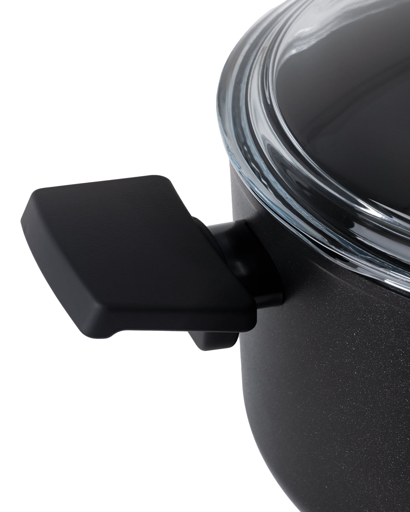 Titanium Non-Stick Shallow Casserole Pot, Black, 26 cm