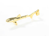 925 Sterling Silver Upright Shark Pendant - Ocean Adventure Charm