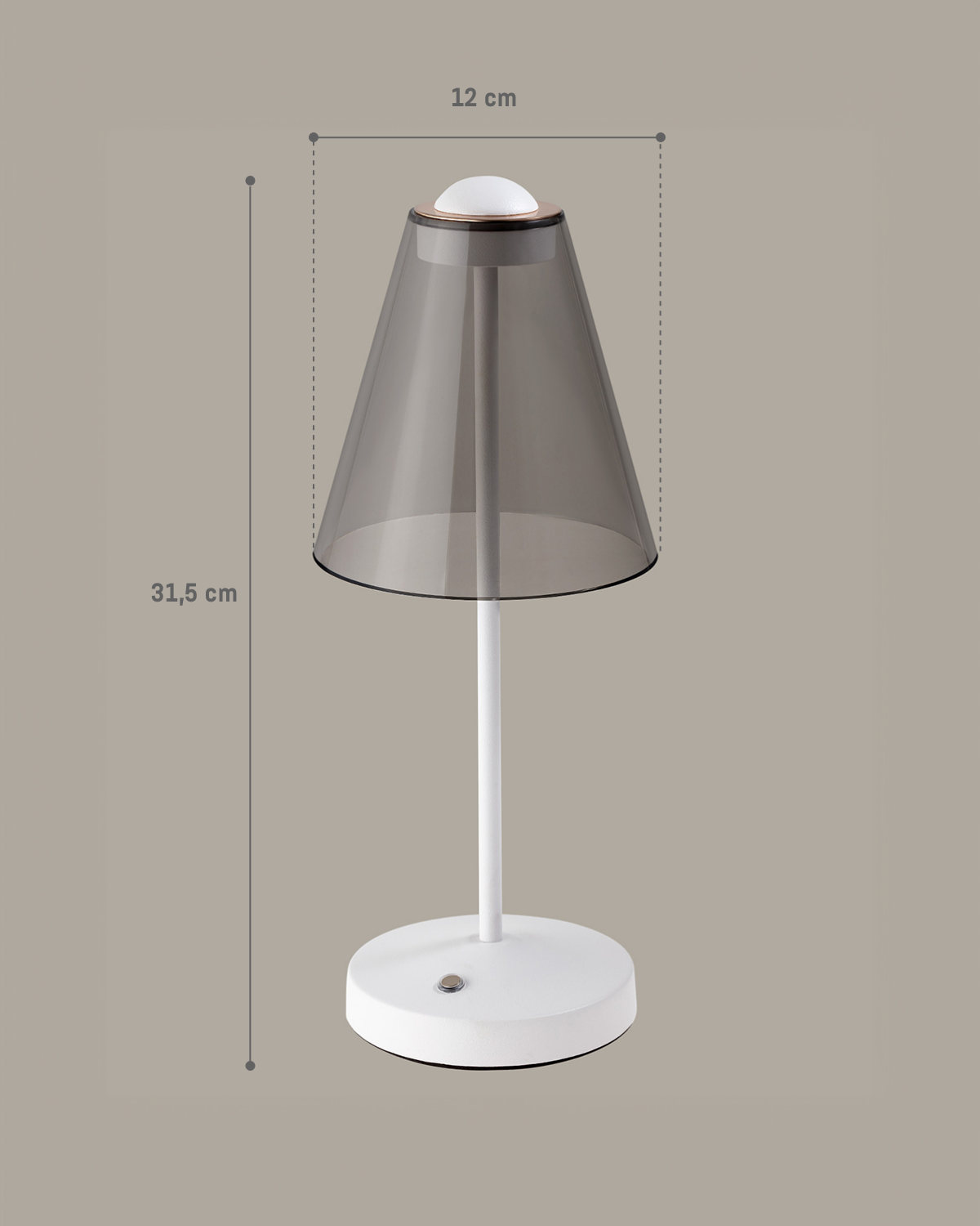 Katia Touch Control Dimmable Table Lamp - Modern Bedside & Desk Light