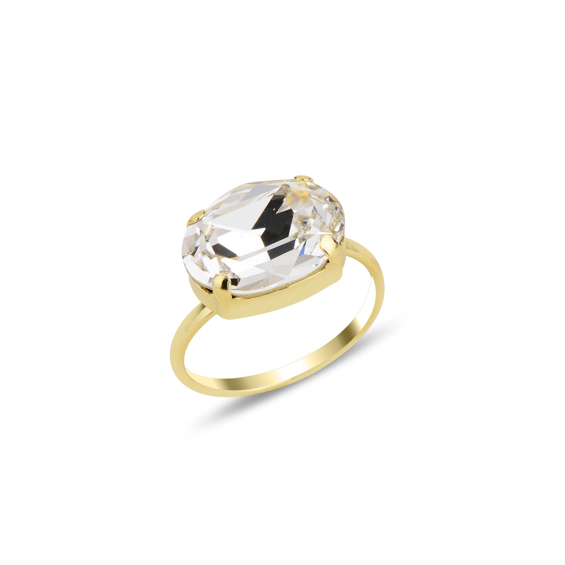 Exquisite Fides Cocktail Ring - Dazzling & Elegant Statement Piece