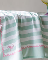 Cotton-Polyester Blend Tablecloth - Elegant Louve Design