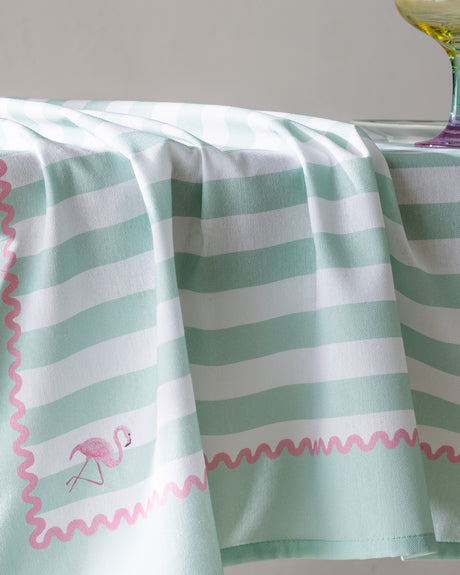Cotton-Polyester Blend Tablecloth - Elegant Louve Design