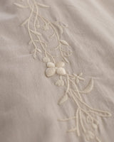 Loris King Size 100% Cotton Embroidered Duvet Cover Set