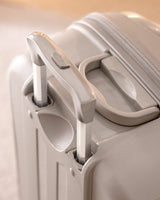 Medium Beige Hardside Suitcase - Durable Travel Luggage