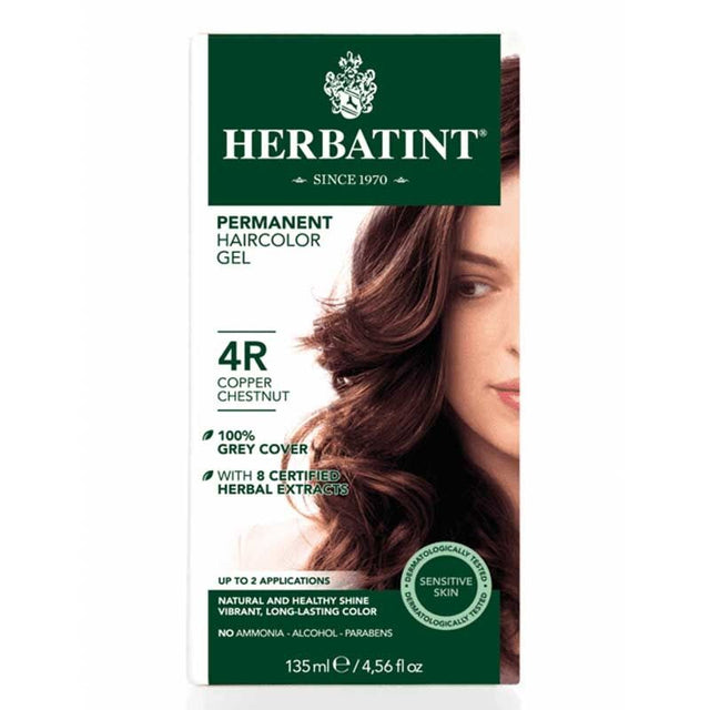 4R Copper Chestnut Permanent Hair Color Dye - TryAladdin