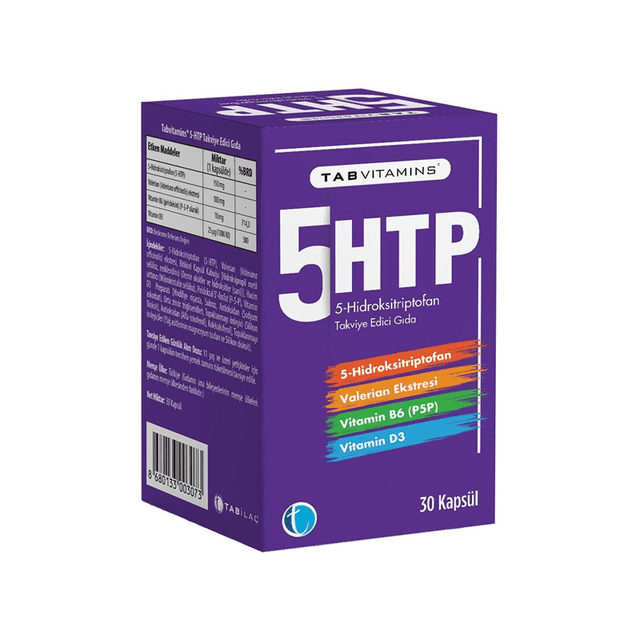5 - HTP & Valerian - Mood & Relaxation Support Capsules - TryAladdin