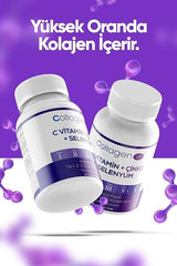 5 Type Collagen Tablets with C, Zinc, Selenium - 3 Bottles - TryAladdin